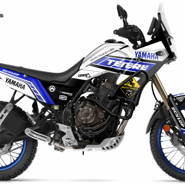 BLUE graphic kit decals Tenere 700 "continental divide"