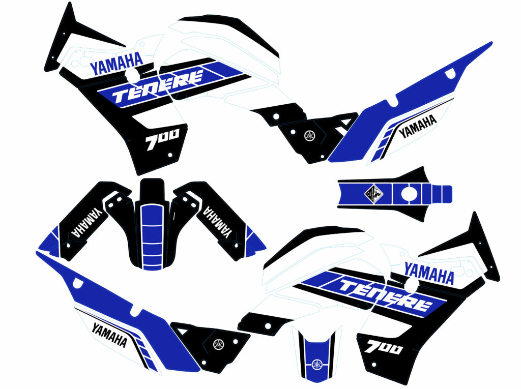 graphic kit Yamaha tenere 700 blue decal