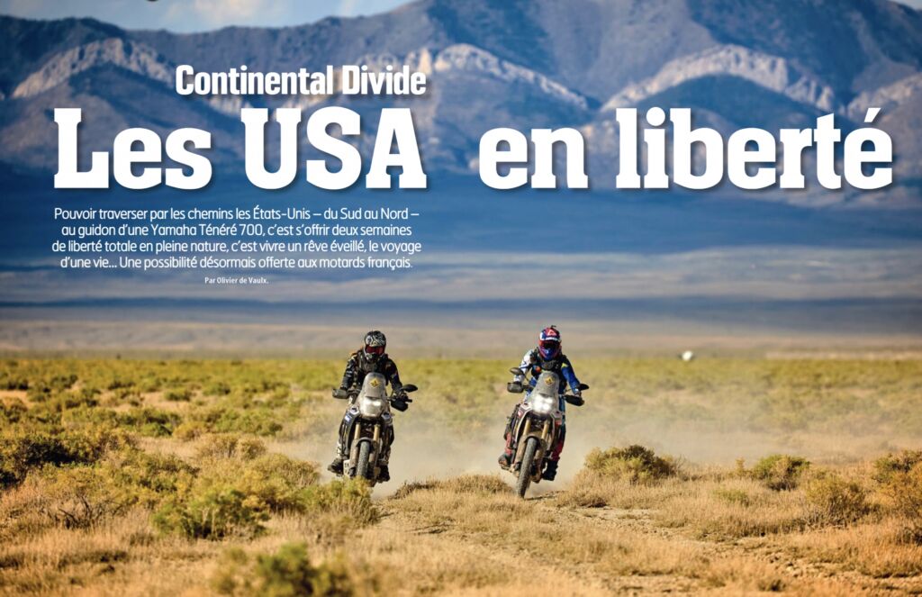 Moto Revue magazine - continental divide trail motorcycles