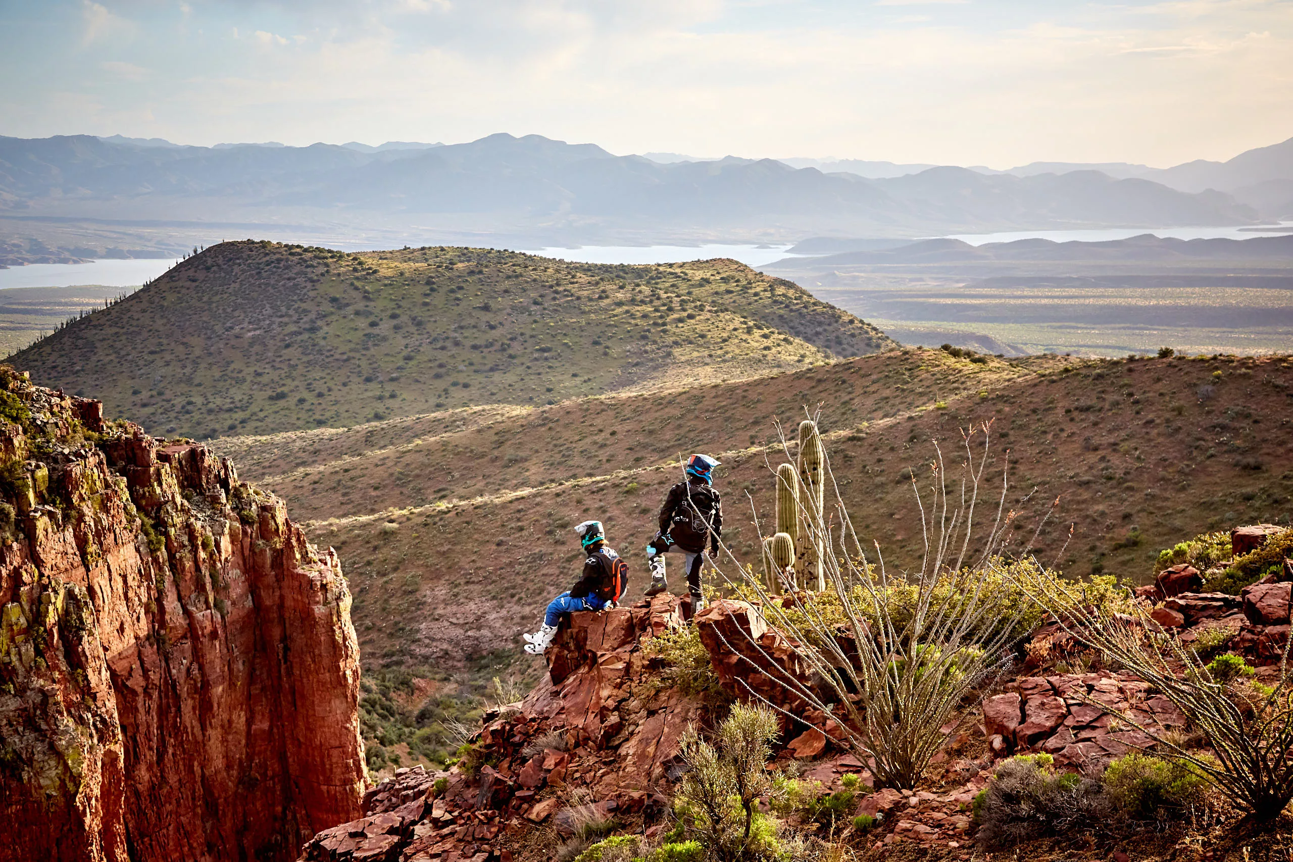 red rocks arizona utah tenere 700