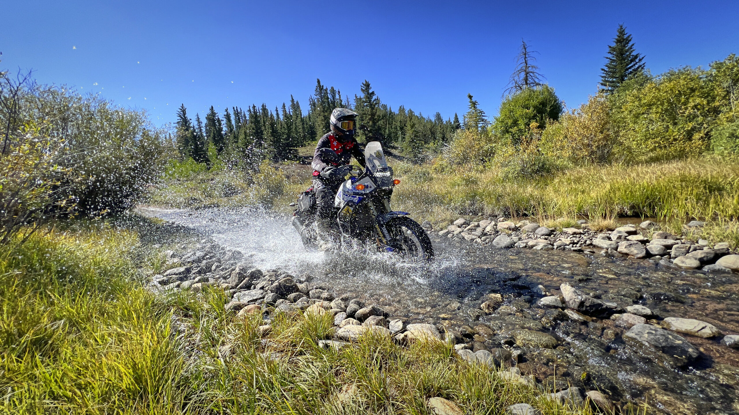 Continental divide river crossing tenere 700